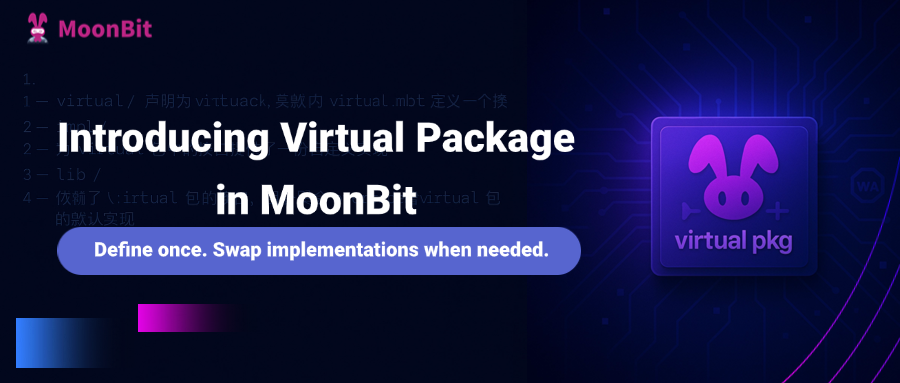 Introducing virtual package in MoonBit