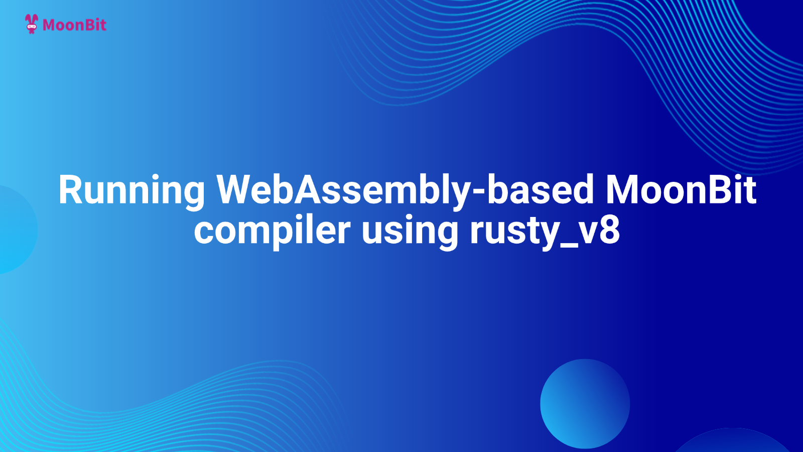 Running WebAssembly-based MoonBit compiler using rusty_v8